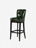 Emerald Tufted Bar Chair