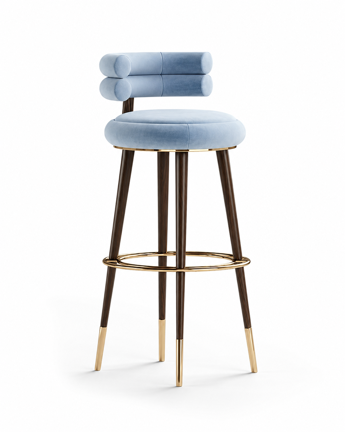 Powder Blue Bar Chair