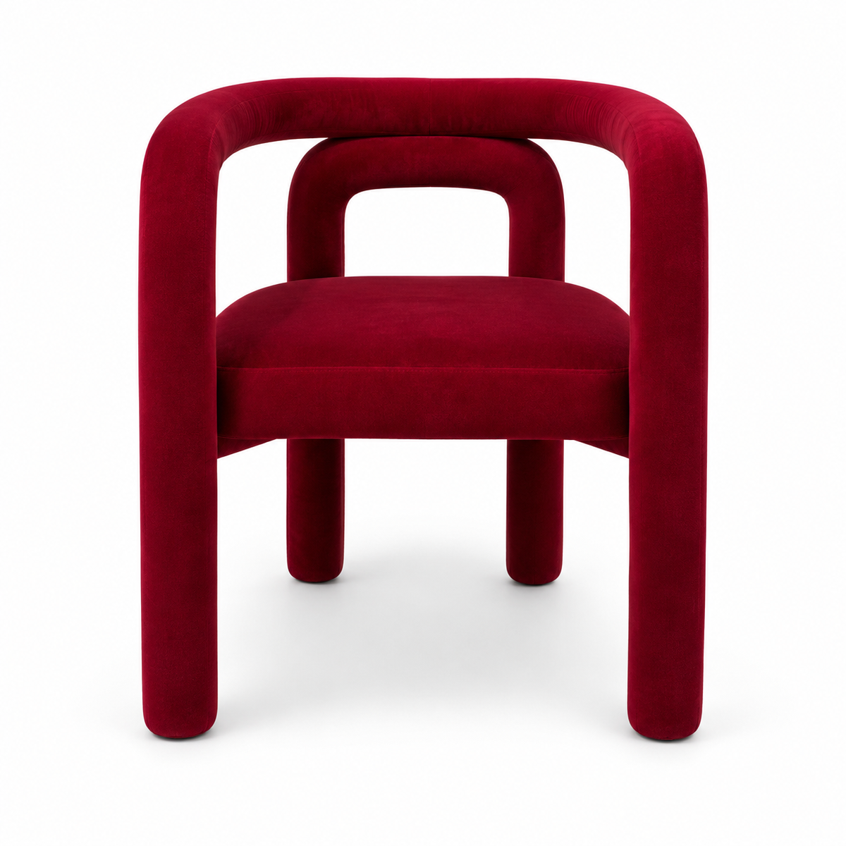 Bold Burgundy Dining Chair