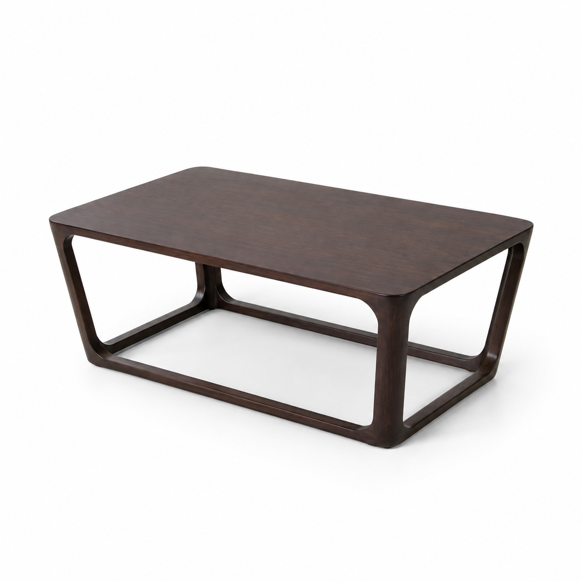 Curved Trestle Coffee Table