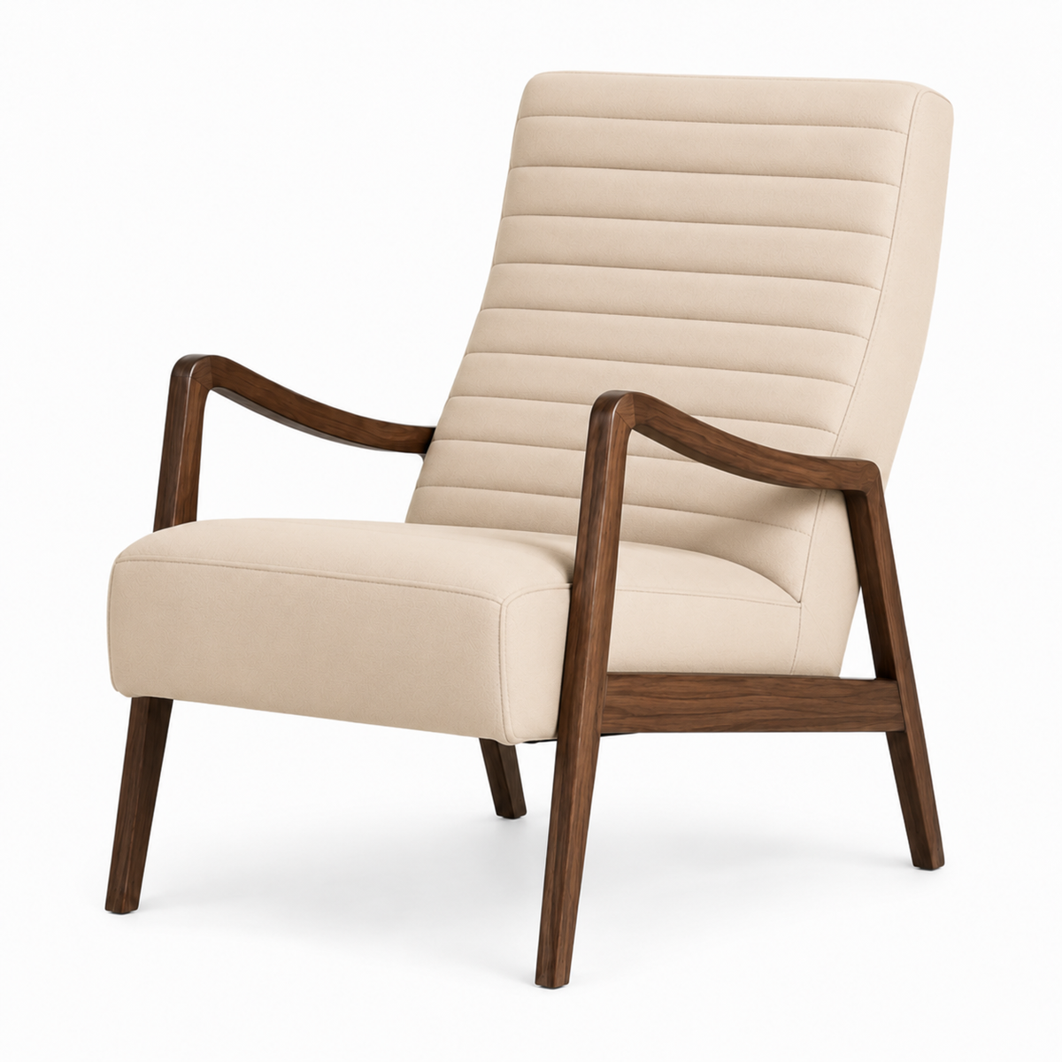 Channel Back Lounge Chair