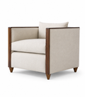 Boxy Cream Lounge Chair