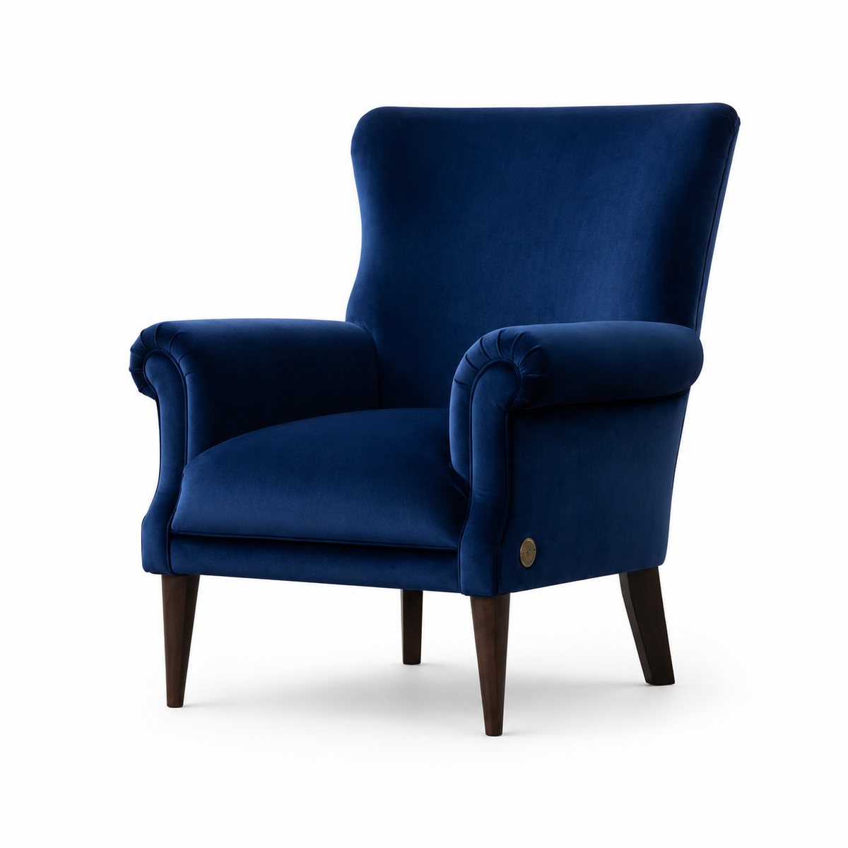 Classic Navy Lounge Chair