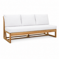Teak Slat Outdoor Sofa
