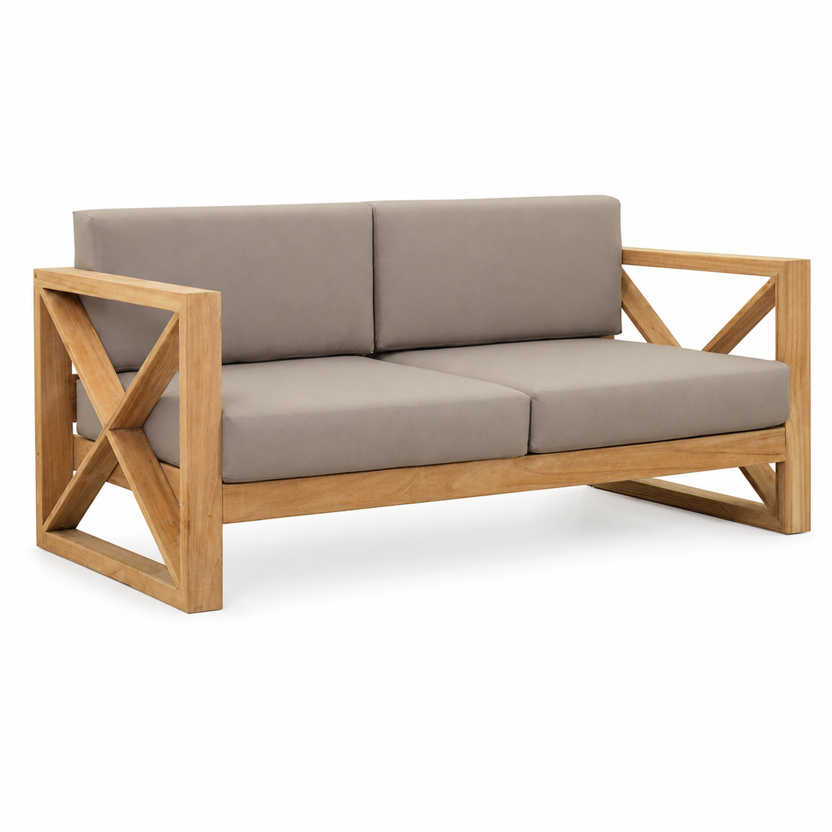 Cross Frame Outdoor Sofa
