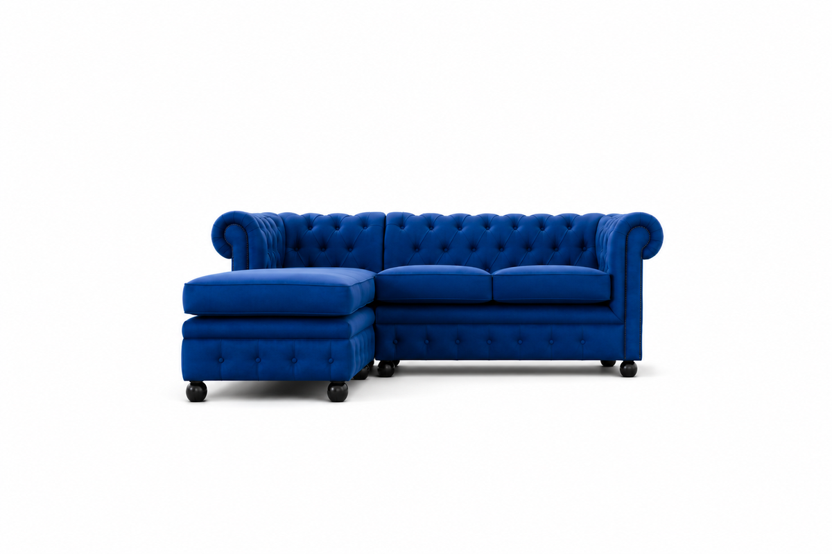 Navy Chesterfield Sofa