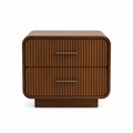 Fluted Front Side Table