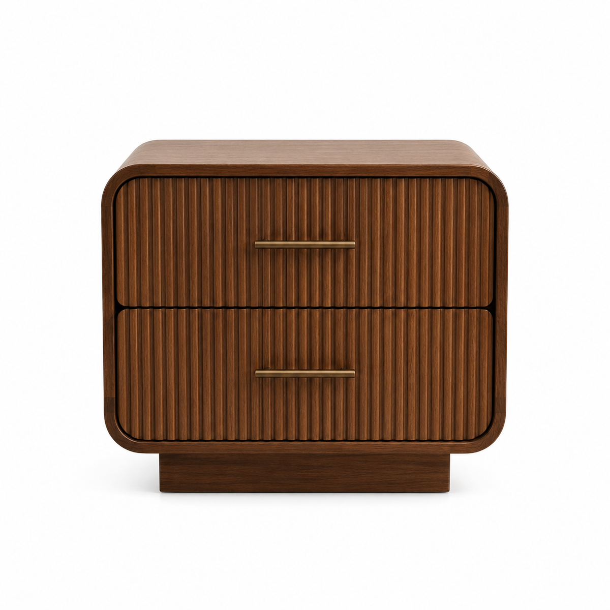 Fluted Front Side Table