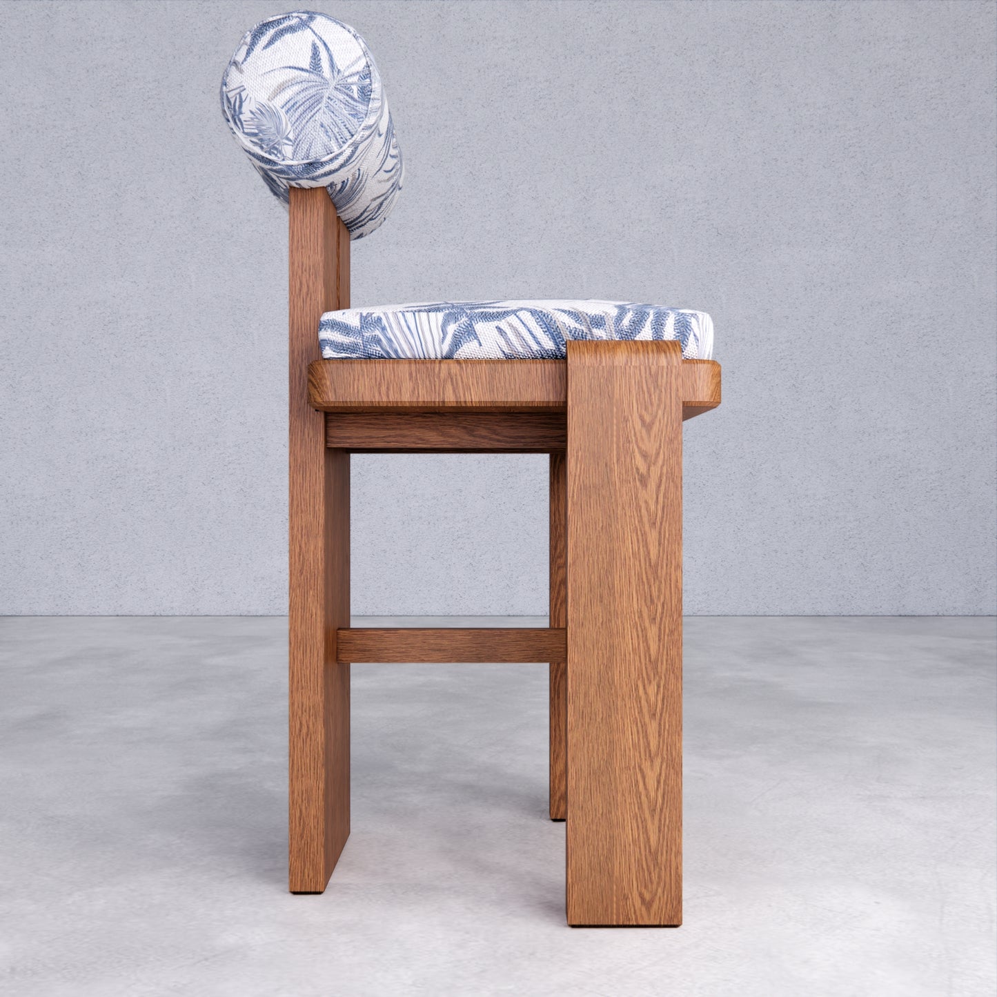 "TROPIKA" Wooden Accent Chair