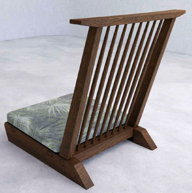 "ZENITH" Floor Lounge Chair