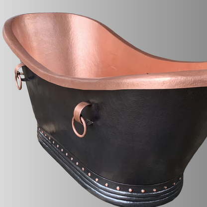 “BLACKSMITH” Copper Slipper Tub
