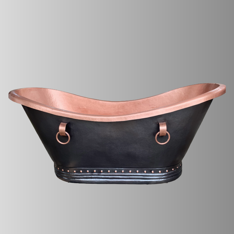 “BLACKSMITH” Copper Slipper Tub