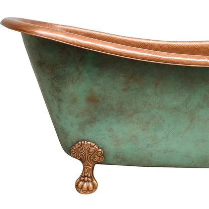 “SERAPHINE” Copper Slipper Tub