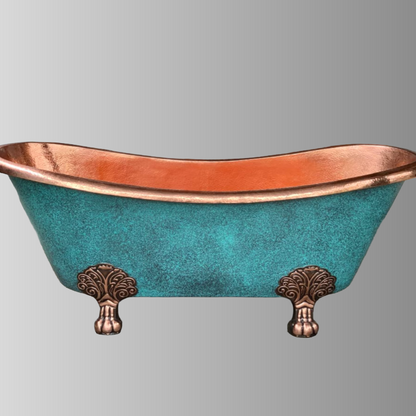 “SERAPHINE” Copper Slipper Tub