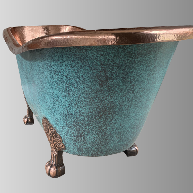 “SERAPHINE” Copper Slipper Tub